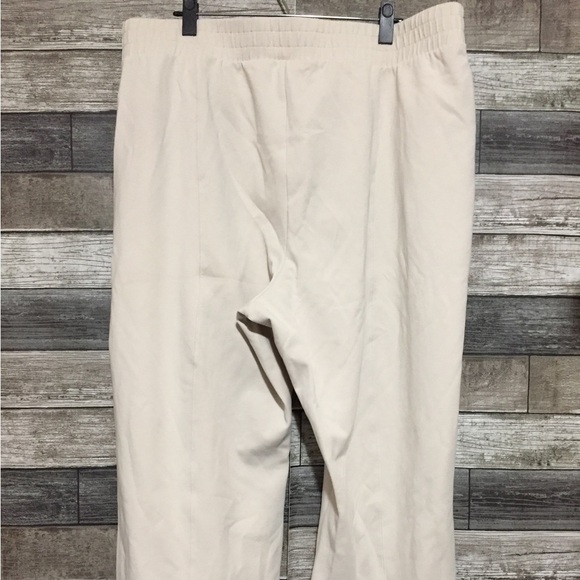 Old Navy Active Dynamic Fleece High Rise Wide Leg Pull On Pants XXL Cream - Picture 7 of 10
